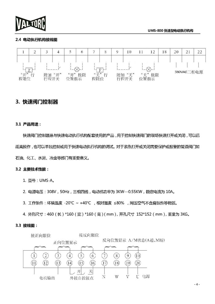 VALTORC快速型電動(dòng)執(zhí)行器